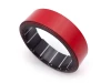 Magnetic tape 15mmx1m - Graphic design. Rectangular red tape with a black backing.