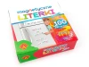 Magnetic letters set of 100 pieces - Features colorful letters and logo on the packaging.