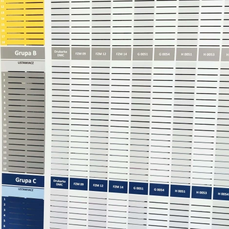 T-Card board for cards, 300x150cm (3mm dibond with milled holes and UV print) - Design