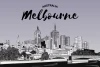 Melbourne wallpaper, city skyline panorama illustration 0400 - Graphic design featuring Melbourne\'s skyline.