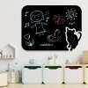 Chalkboard magnetic board for kids, cat design - Ideal for bright children\'s room decor with colorful walls and furniture.