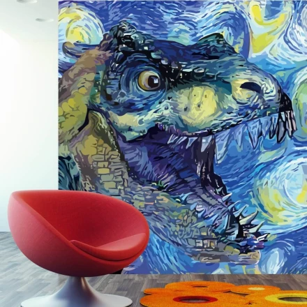 Alpaca Wallpaper, Impressionist Portrait 0468