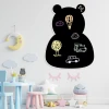Chalkboard magnetic board for kids Bear 192 - Decor in a children\'s room with light-colored walls and furniture.