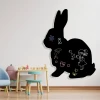 Chalkboard magnetic board for kids, Bunny 189 - Decor in a bright children\'s room with light-colored walls and furniture.