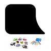 Chalkboard magnetic board for students Dymek 157 - Graphic design. Black speech bubble shape with colorful magnets.