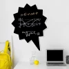 Chalkboard magnetic notice board for teens Dymek 165 - Styled in a bright room with light-colored walls and furniture.