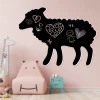Magnetic board for kids\' room Sheep 225 - Decorated in a light-colored room with matching furniture.