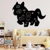 Chalkboard magnetic board for kids, Horse 267 - Decor in a bright-colored children\'s room with furniture.