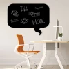 Chalkboard magnetic board for students, ideal for office decor with light-colored walls and modern furniture.