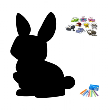 Magnetic Chalk Board For A Child'S Room Hare 266