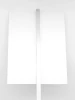 Aluminum post for signs - Graphic design. Simple rectangular board on a white background.