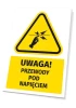 Warning sign with a pictogram: Caution! Live wires - Graphic design. Triangle with a black hand symbol.
