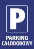24/7 Parking Sticker - Simple design with a large letter P and the text 24/7 PARKING.