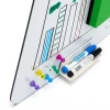 Magnetic dry-erase board - Graphic design with visible lines and colorful dots.