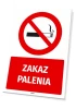 No Smoking sign - wall plaque - Graphic design. Red circle with a crossed-out cigarette and "NO SMOKING" in white.
