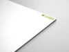 2mm white PVC sheet, custom size - smooth, plain surface without patterns.