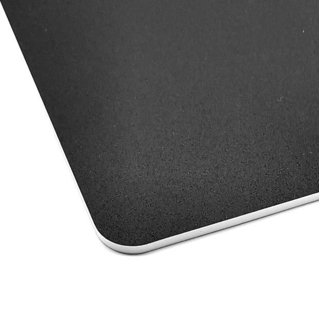A4 chalkboard - Graphic design. Smooth black surface with rounded corners.