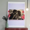 Love-themed poster 50x70 cm - Living room arrangement with light walls and minimalist furniture.