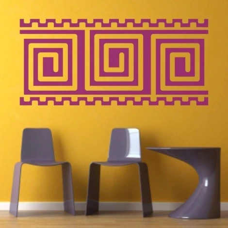 Mexican pattern in vibrant colors, perfect for modern interiors, adding energy to any space.