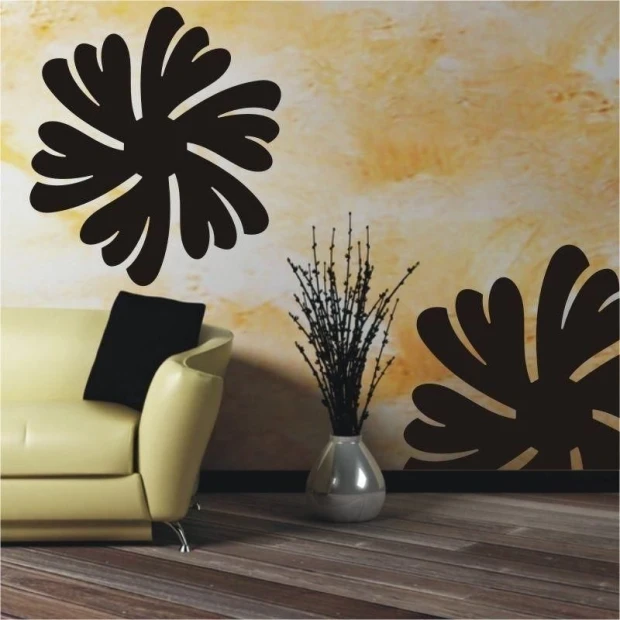 Stylish klasik 130 sticker in a modern living room, adding character with its elegant black design.