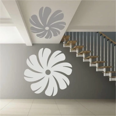 Elegant klasik 142 sticker featuring subtle flowers, perfectly complementing a minimalist style.