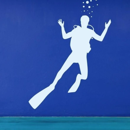 Diving Stencil 02