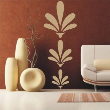 Elegant klasik 006 minimalist sticker that adds character to walls in a modern setting.
