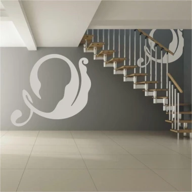 Elegant klasik 061 painting template in a minimalist interior, adding modern charm to the walls.