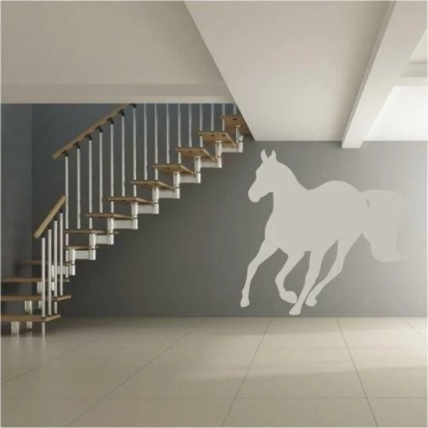 Stylish horse painting template 102, perfect for modern interiors, adding dynamism and elegance to your space.