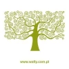 Elegant tree sticker 1309 in pastel green, perfect for a stylish boho interior.
