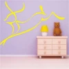 Colorful animal sticker for a cheerful children\'s room, perfect for wall decoration and inspiring creativity.