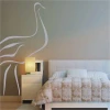 Elegant animal-themed sticker in pastel shades, perfect for a cozy bedroom.