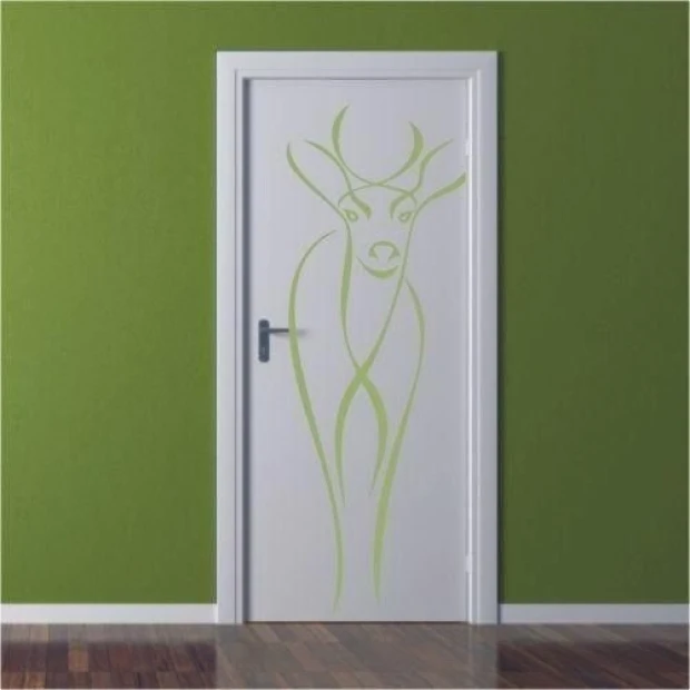 Stylish animal sticker 23, perfect for a modern children\'s room in pastel shades.