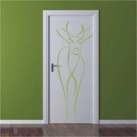 Stylish animal sticker 23, perfect for a modern children\'s room in pastel shades.