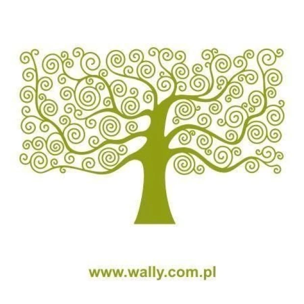 Stylish tree painting template 1309, perfect for adding character to a modern interior.
