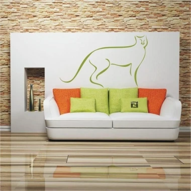 Stylish Panther 74 painting template, perfect for a modern living room, adds a unique character to your space.