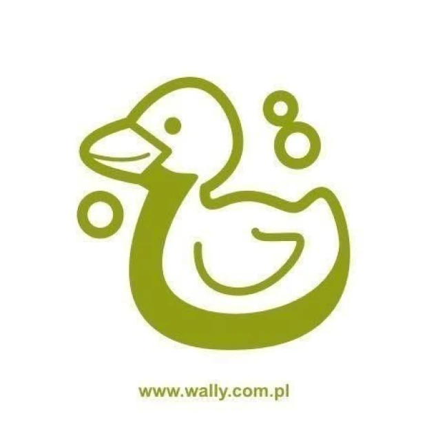 Pastel duck sticker 1364 perfectly decorates a child\'s room, adding a cheerful touch.