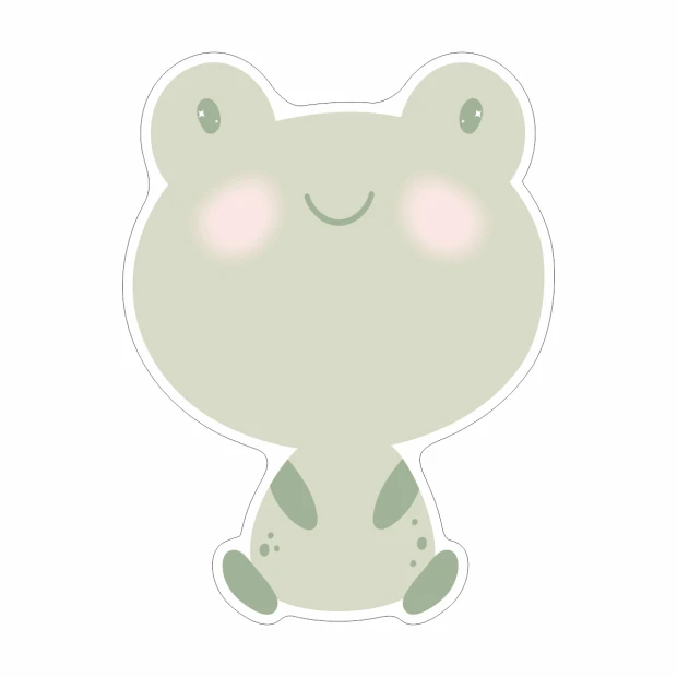 Magnetic dry-erase children\'s board featuring a green frog design.