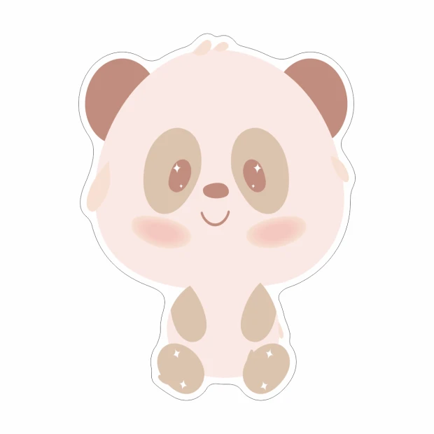 Children\'s magnetic whiteboard bear 007 - features a bear illustration with a round head and big eyes.