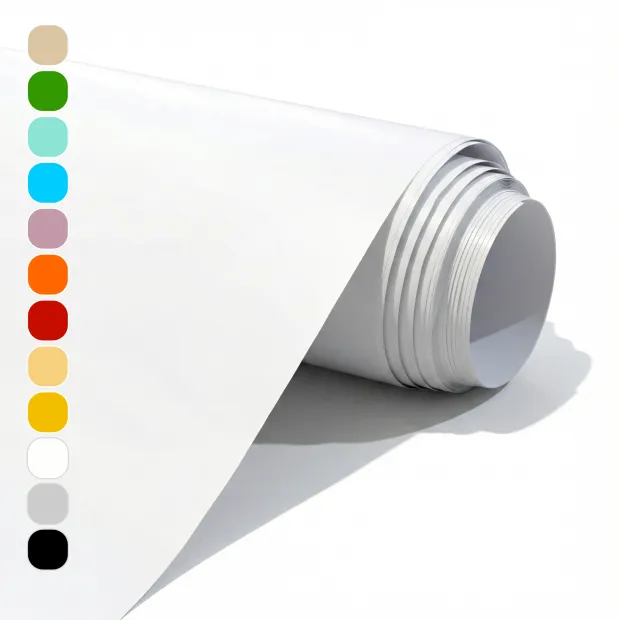 Dry-erase whiteboard film - Graphic design. Smooth, white surface without patterns or textures.
