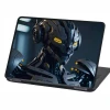 Cyborg P540 laptop sticker - Features a cyborg with a metallic face and yellow eyes.