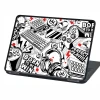 Laptop sticker Perfect Play P550 - Graphic design featuring gaming elements like controllers.