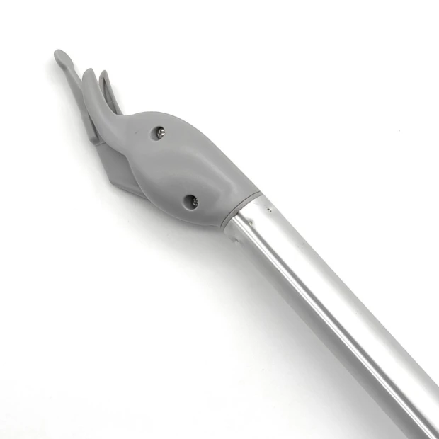 Safe pole knife - Graphic design. Tool with a metal pole and ergonomic handle.