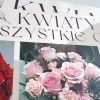 Set of 2 individual printed stickers, matte laminate, 120 x 60 cm - Graphic design featuring a bouquet.
