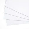 Custom 3mm white dibond sheet - Graphic design. Smooth, plain white surfaces without patterns or textures.