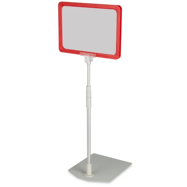 Double-sided dry-erase board with a telescopic stand in A3, A4, A5 sizes - Ideal for office decor. Light-colored walls.