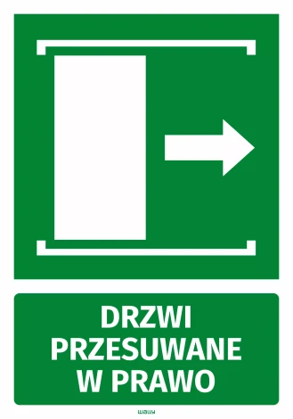 Sticker: Sliding Door to the Left