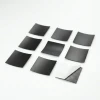 Square magnetic stickers 40 mm - 100 pcs - Graphic design. Nine black, slightly rounded squares on white.
