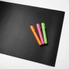 Magnetic chalkboard for chalk markers - Graphic design. Black background with colorful markers in shades of green.