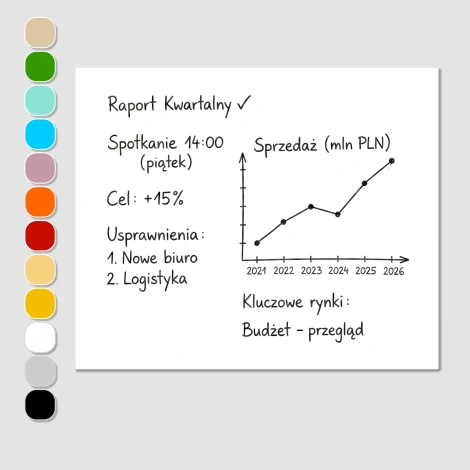 Custom whiteboard - Office setup with light-colored walls and simple furniture.
